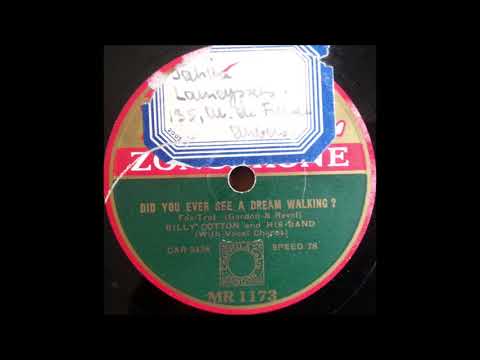 Billy Cotton and his band ‎- Did you ever see a dream walking? (1934)
