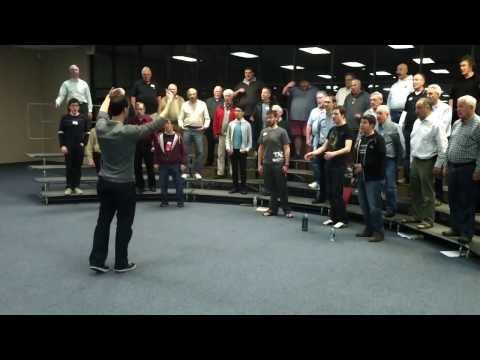 Voices In Harmony "1 121 12321 canon" warmup