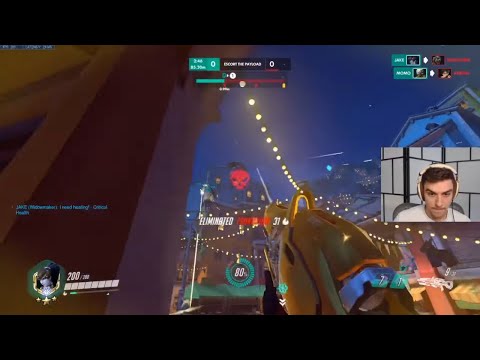 JAKE PRO WIDOW GAMEPLAY! [ OVERWATCH SEASON 23 TOP 500 ]