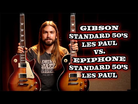 Gibson Standard 50's Les Paul vs. Epiphone Standard 50's Les Paul | Can You Tell the Difference?