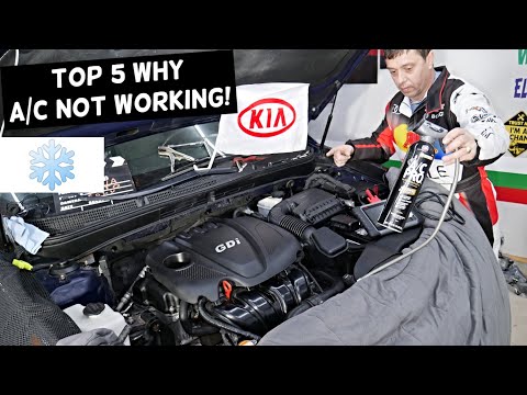 TOP 5 WHY AC DOES NOT WORK ON KIA OPTIMA, AC BLOWS HOT FIX