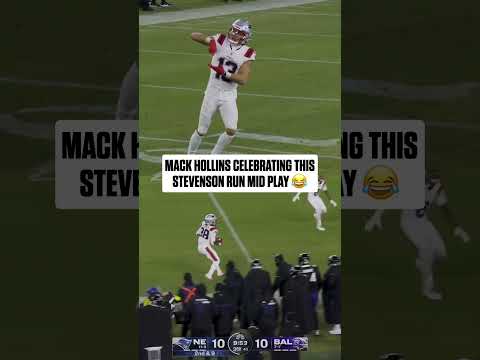 Mack Hollins just watched it happen on the jumbotron 😭