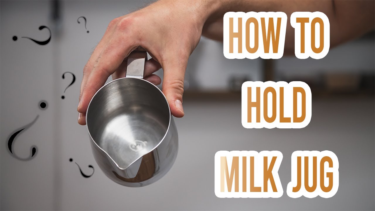 Watch video How to hold milk jug for The Perfect Latte Art | 2 MINUTES VIDEO TUTORIAL Now How to hold milk jug for The Perfect Latte Art | 2 MINUTES VIDEO TUTORIAL