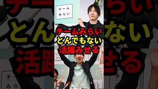 チームみらい、当選80日でとんでもない活躍みせる #政治 #shorts