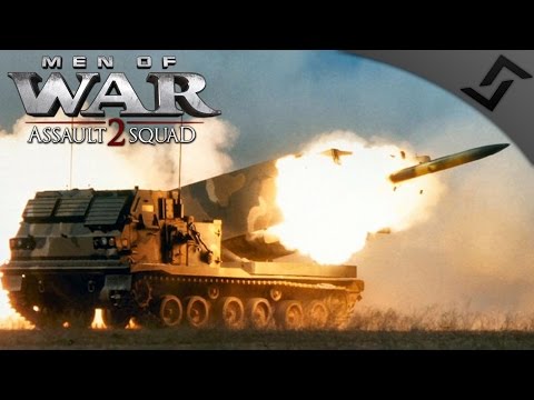 M270 MLRS Rocket Barrage - Men of War: Assault Squad 2 - Present vs Past Red Rising Mod