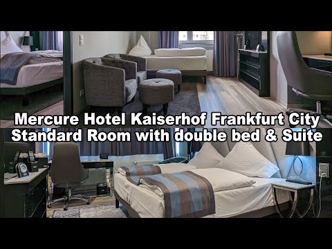 Mercure Hotel Kaiserhof Frankfurt City - Quarto Standard com cama de casal e suíte