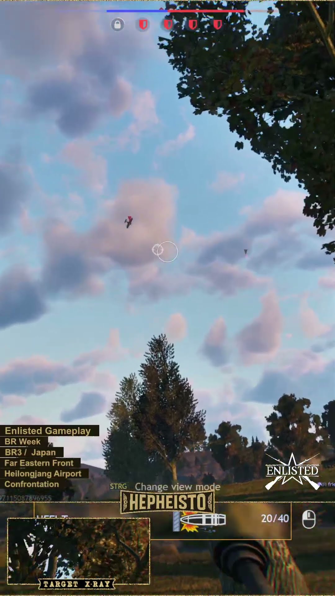 Engineer eliminates Plane I-153 M62 with 20 mm Type 98 Cannon