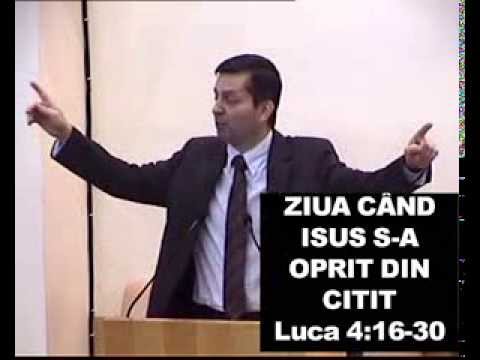 Duminica 19 Ianuarie 2014 A.M. - Marius Birgean - Ziua cand Isus s-a oprit din citit