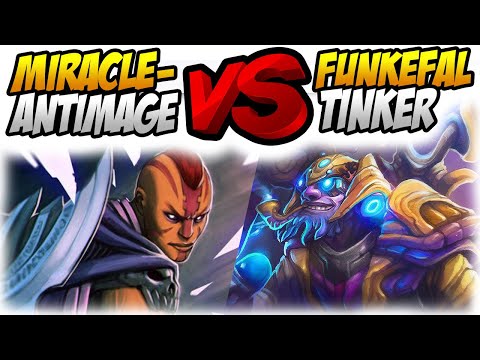 Funkefal Tinker Meets Miracle- Anti Mage!  //  Full Gameplay with Voice + Cam