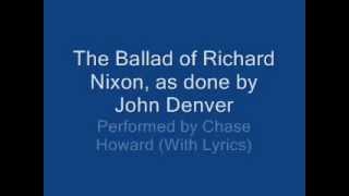 The Ballad of Richard Nixon Cover