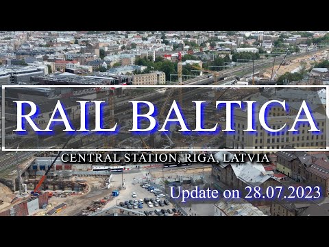Rail Baltica Riga | Construction of the Central Station Riga | Latvia | European Mega Project Update