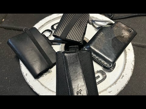 Front pocket wallet showdown: Trove VS Focx VS Rustic Heirloom VS Frenchie Co