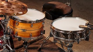 Video thumbnail for Tama 15-inch Snare Drum Comparison by Champaign Studios