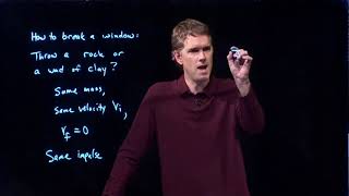 To Break a Window Should You Throw a Rock or Clay? | Physics with Professor Matt Anderson | M9-06