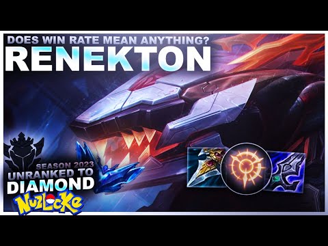 DOES WIN RATE MEAN ANYTHING? RENEKTON! - Unranked to Diamond Nuzlocke | League of Legends