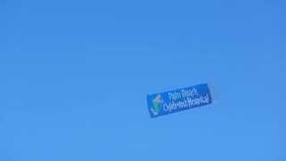 preview picture of video 'Airplane Banner - Lake Osborne, Lake Worth, FL'