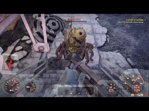 Fallout 76 Killing a Honey Beast