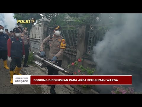 PRESISI UPDATE: POLRES MOJOKERTO GELAR FOGGING SERENTAK ANTISIPASI2 DBD 24/04/2024 21.00