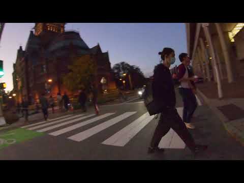 [4K[ Cambridge Street Ride Galleria Mall to Harvard Square Cambridge Massachusetts
