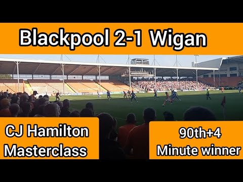 Blackpool score a late winner to beat Wigan|Blackpool vs Wigan|90th+4 minute winner|Limbs|3 points