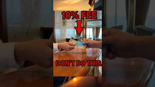 Stop exchanging money on cruise ships — they're charging you 10% 💰 #cruisehacks