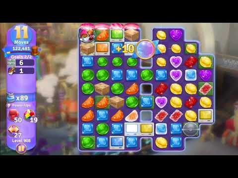 Wonka's World of Candy Level 908 NO BOOSTERS - A S GAMING ✔