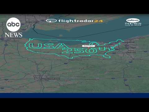 Pilot honors America’s 250th in the sky over Ohio