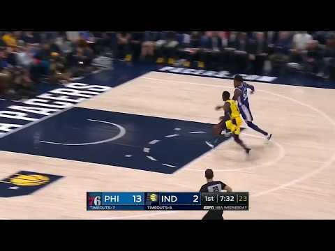 Victor Oladipo Shows he CANT BE GUARDED! - 15 1st Qtr PTS - 76ers vs Pacers