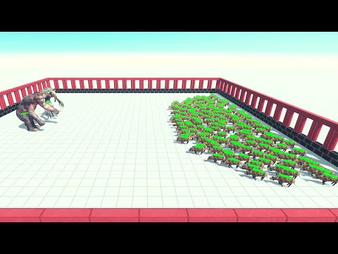 Goro The Giant And Scourge Vs Every Unit [Same Price] ARBS | Animal Revolt Battle Simulator