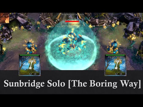 Battleforge/Skylords Reborn Sunbridge Expert solo, the boring way [With Commentary]