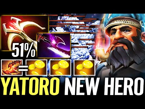 🔥 YATORO Kunkka 100% New Carry Trying — 2x Crit 51% Chance Big Stack Fast Farm Dota 2 Pro