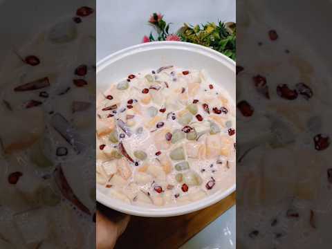 Fruit Cream/ fruit Cream Salad 😋#shorts #youtubeshorts #food