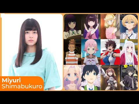 Miyuri Shimabukuro [島袋美由利] Top Same Voice Characters Roles