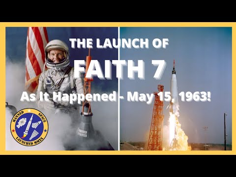 Launch of Gordon Cooper Aboard Faith 7!