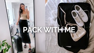 PACK WITH ME FOR A WEEKEND AWAY | Travel Essentials, Planning Outfits + Packing Tips!