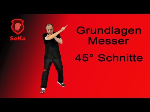 Grundlagen Messer: 45° Schnitte