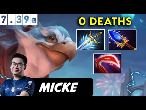 Micke Kez Safelane 12 Kills - Dota 2 Patch 7.39e Pro player Full Gameplay