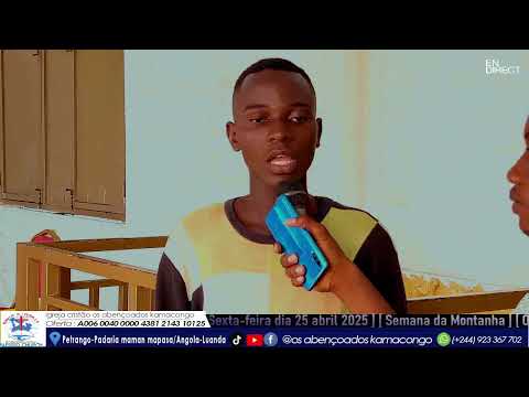 os abençoados luanda kamacongo ensaio da entrevista na inglês