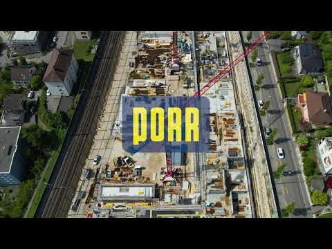 PORR SUISSE: Bella Vista, Neuchâtel : Le gros-œuvre sort de terre.