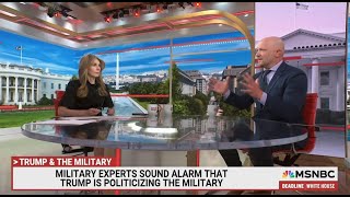 MSNBC: DEADLINE WHITE HOUSE - JUNE 11, 2025 - EXPERTS ALARMED AT TRUMP POLITICIZATION OF MILITARY