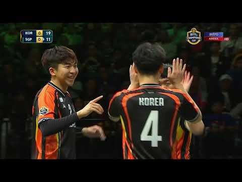 STL Champions Cup 2019 : Korea Haechi lwn Singapore Lions | 2-0 | Astro Arena