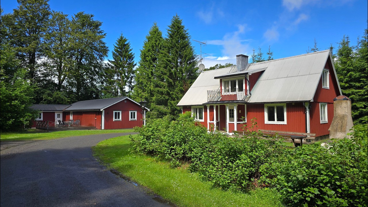 11 rum Vinterbonat fritidshus på Florshult 1060 Örkelljunga kommun - video