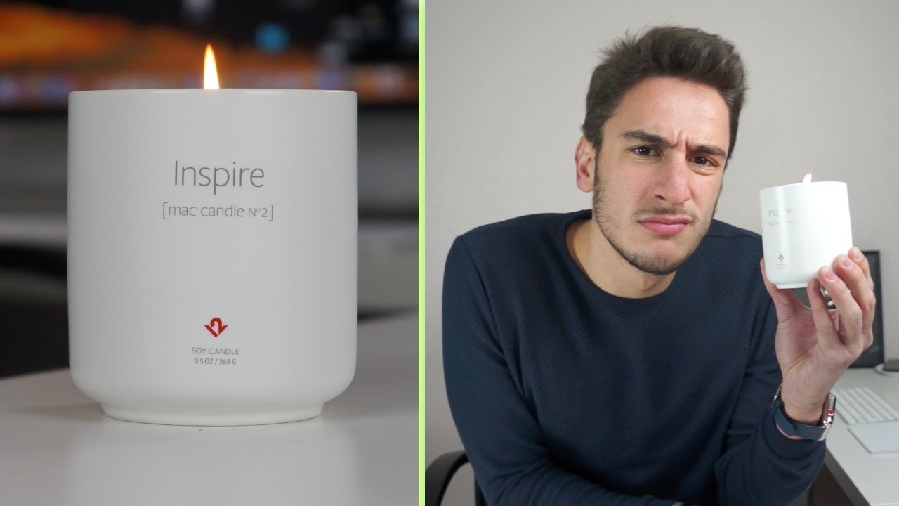 J'ai acheté une bougie qui sent un Mac !