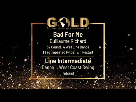 GOLD 2023 Classic Line Intermediate - Dance 1: Smooth (WCS) "Bad For Me" - Tutorial without music