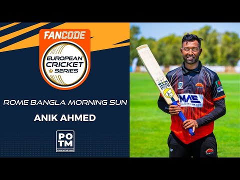 POTM: A.Ahmed - RC vs RBMS | Highlights | FanCode ECS Rome, 2022 Day 2 | ECS22.416