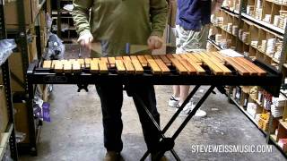 First test of the Adams AXLD35 Academy Light Rosewood Xylophone