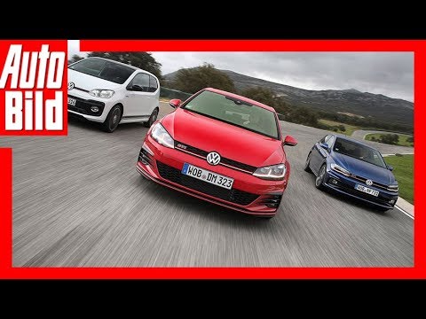 VW Golf GTI vs. Up GTI vs. Polo GTI (2018) Test/Vergleich/Review