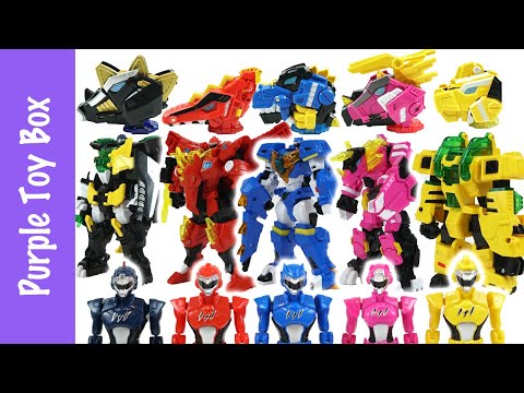 Head To Dinosaur To Robot Mini Force Super Dinosaur Transformer Toys 미니특공대 슈퍼공룡파워