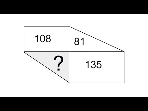 HALLA EL ÁREA DESCONOCIDA DEL TRIÁNGULO SOMBREADO. Geometría Básica