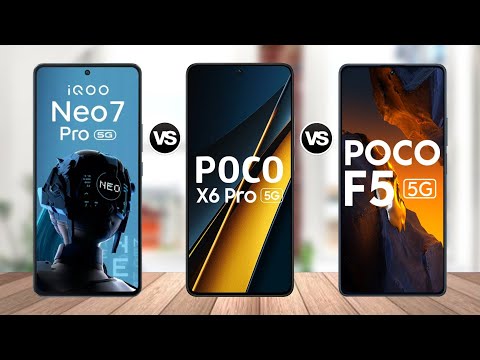 IQOO Neo 7 Pro vs POCO X6 Pro vs POCO F5 5G || SPECS COMPARISON